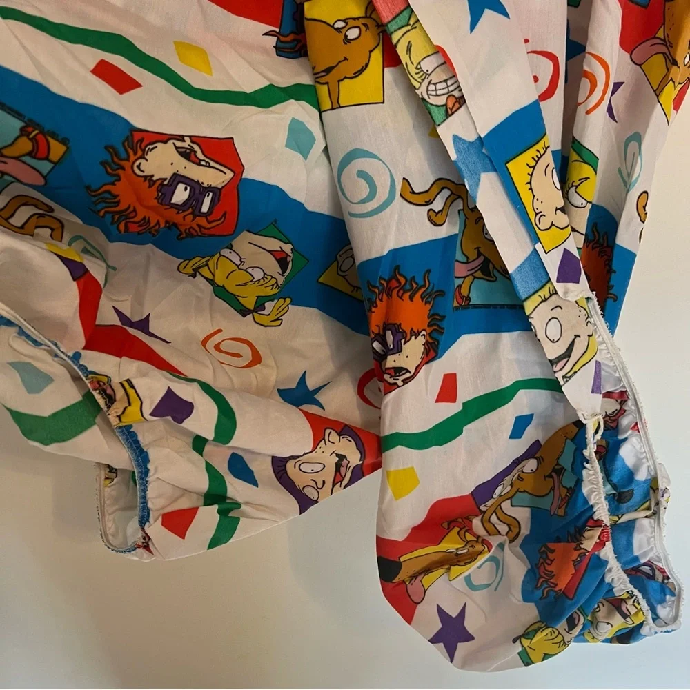 Vintage Nickelodeon Rugrats 3-Piece Twin Sheet Set